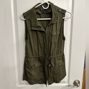Army green vest